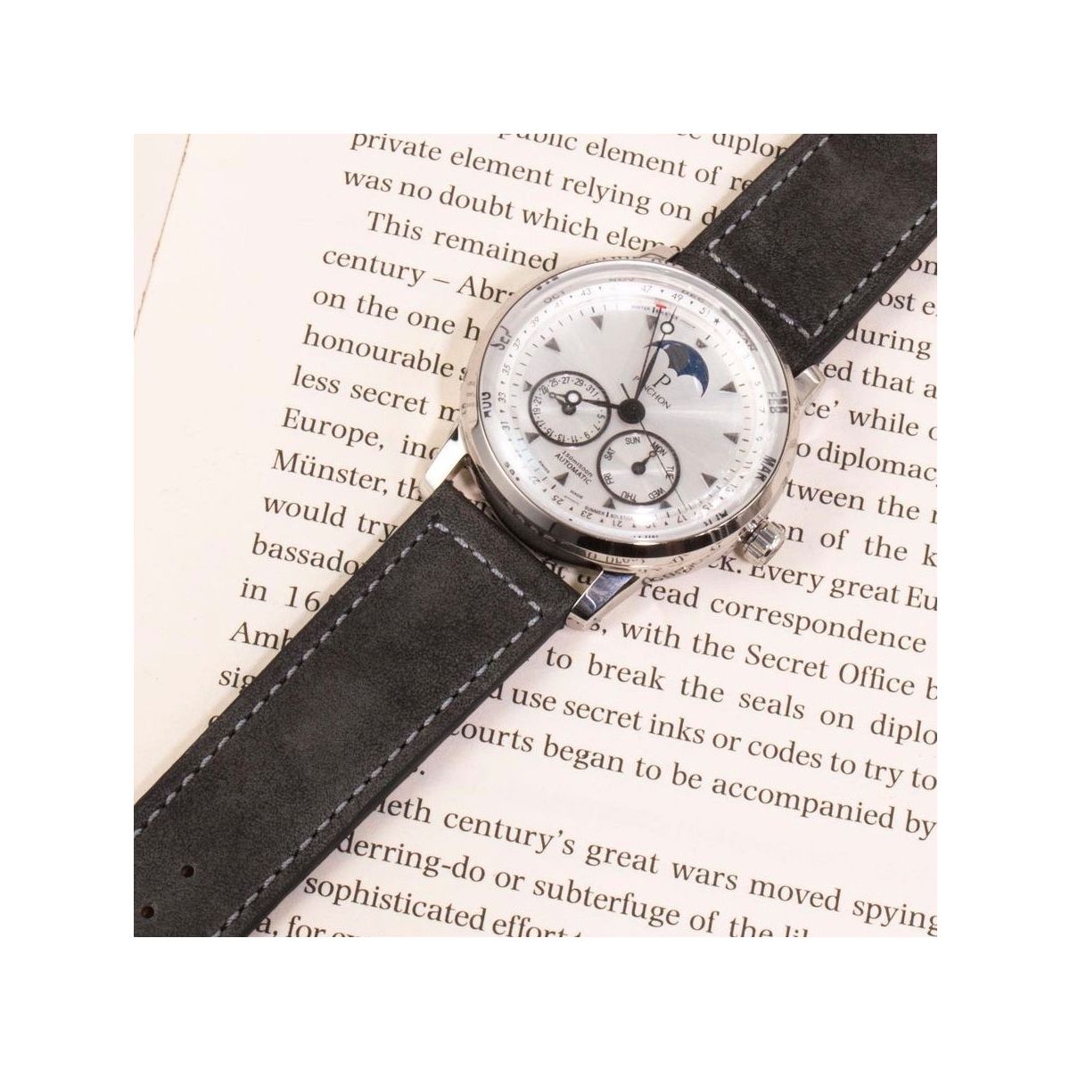 Patina Platinum Handmade leather watch straps LIC Leather