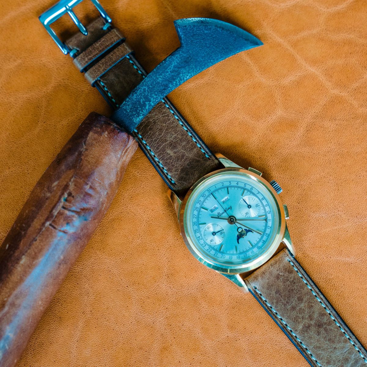 Cavallo Brown Handmade leather watch straps LIC Leather