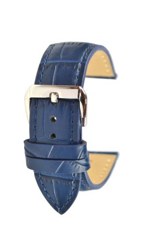 Alligator grain Marineblauw