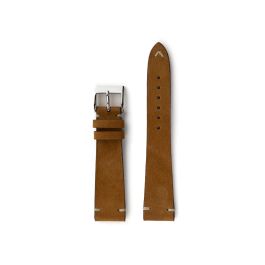 Nubuck Cognac Handmade leather watch straps | LIC Leather