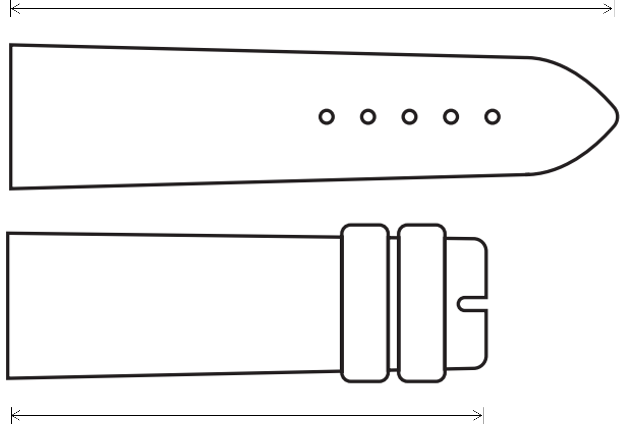 Determine strap length